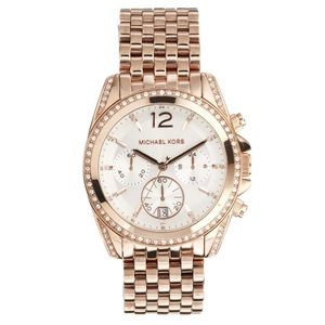 Michael Kors rose gold Pressley watch